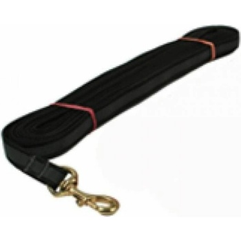 Dogtrace Stopovacia šnúra pogumovaná čierna 10 m x 12 mm