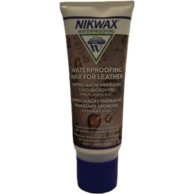 Nikwax Impregnační vosk s houbičkou na HLADKOU KŮŽI 100 ml Impregnace na barefoot a sportovní obuv