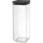 Brabantia Буркан за съхранение Brabantia Tasty+ 1001173, 2.5 л, Подходящ за съдомиялна и хладилник, Тъмносив (1001173)
