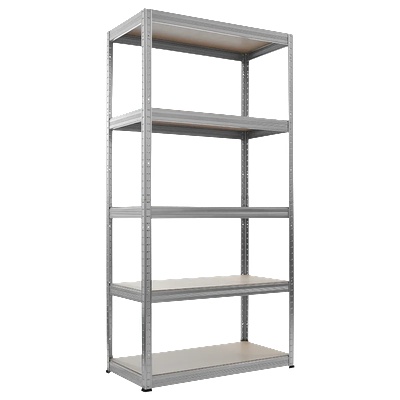 Carmen Метален стелаж Carmen Star (180х90х35cm) - Цинк (3580502)