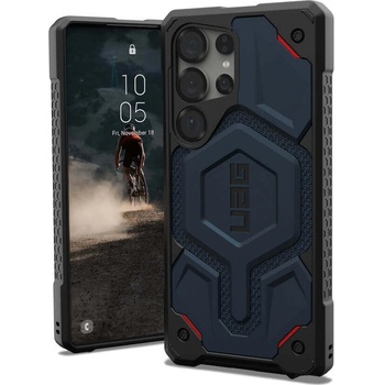 Urban Armor Gear Gear Monarch Pro Case - удароустойчив хибриден кейс с MagSafe за Samsung Galaxy S25 Ultra (син)