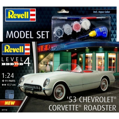 Revell Chevrolet Corvette Roadster 1953 Model Set 1:24