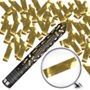 Konfety vystreľovacie zlaté pásky 40cm