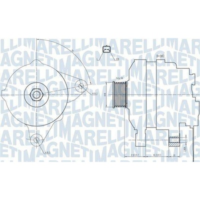 Generátor MAGNETI MARELLI 063731665010