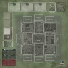 Gamelyn Games Tiny Epic Zombiesherní podložka / playmat 66x66cm