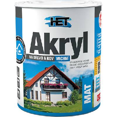 Het Akryl mat 0,7kg bílá – Zboží Mobilmania