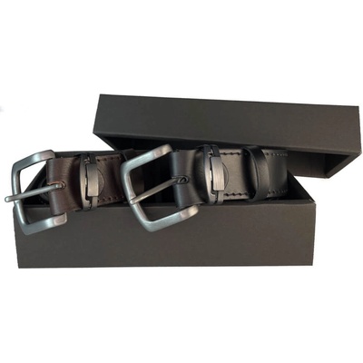 Penny Belts Double set kožený ch jeans opasků 09-1-60 a 09-1-40