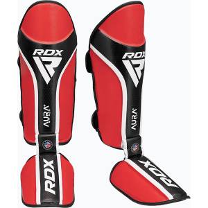 RDX Протектори за прасец и стъпало RDX Shin Instep Aura Plus T-17 red