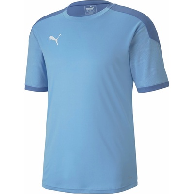 Puma pánske tričko TEAM FINAL 21 TRAINING JERSEY svetlomodrá biela modrá