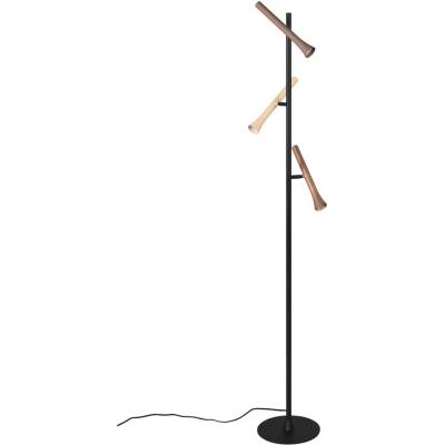 TRIO Черна LED подова лампа с метален абажур (височина 150 cm) Fiato - Trio (452010317)