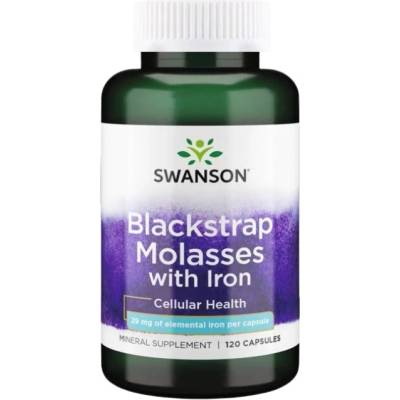 Swanson Blackstrap Molasses With Iron 29 mg [120 капсули]