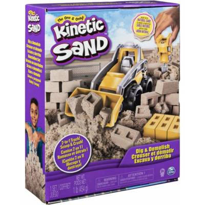 KINETIC SAND Kinetický písek Dig and Demolish