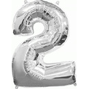 Balónek číslo stříbrné 2