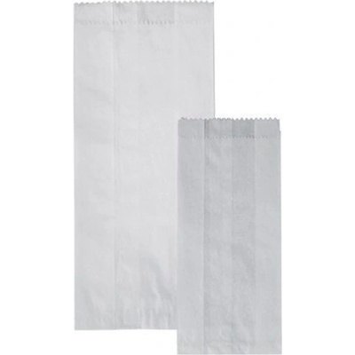 Sáčok desiatový 12+5x24cm biely (1kg), 1000ks