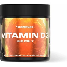 COMPLEX Vitamín D3+K2 MK-7 90 kapsúl