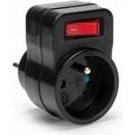 MONTIS Branch with switch and grounding black Montis MT091-BK