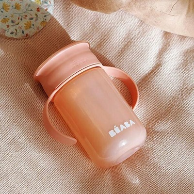 Beaba hrnek trénovací 360° 340 ml pink