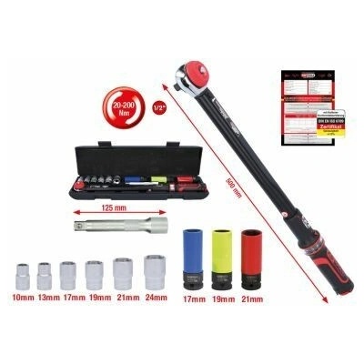 KS Tools Momentový kľúč sada 516.2400