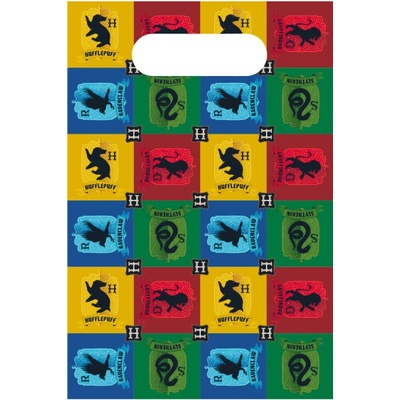 Harry Potter papírová taška 8 ks 15,8 cm x 23,6 cm
