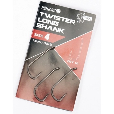 Kevin Nash Pinpoint Twister Long Shank Micro Barbed vel.4 10 ks