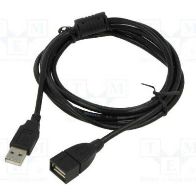 Goobay 93284 USB 2.0 USB A zásuvka USB A vidlice 2m černý