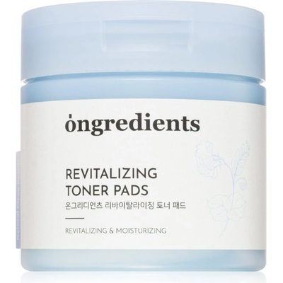 Ongredients Revitalizing Toner Pads тонизиращи възглавнички с успокояващ ефект 60 бр