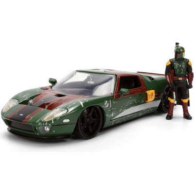 JADA Model auta Star Wars, měřítkoBoba Fett, Ford GT z roku 2005 1:24