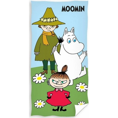 Carbotex osuška Mumínci Mumienok a priatelia 70 x 140 cm