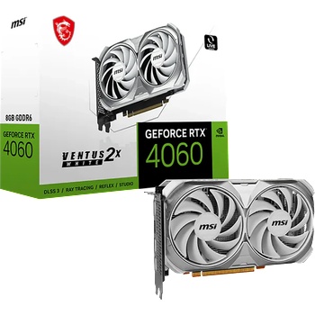 MSI GeForce RTX 4060 VENTUS 2X WHITE 8GB GDDR6 128bit