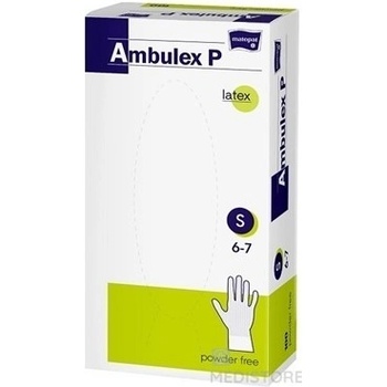 Ambulex P rukavice latexové nesterilné nepúdrované 100 ks