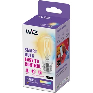 Philips Смарт LED димируема vintage крушка WiZ Filament, A60, E27, 7W, 806 lm, White (2100-6500K) (929003017222)