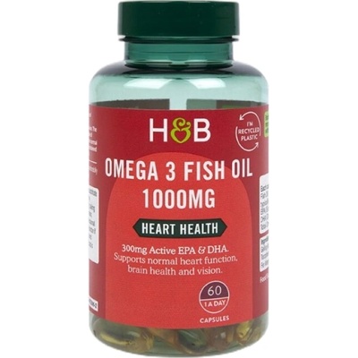 Holland & Barrett Omega 3 Fish Oil Concentrate 1000 mg [60 Гел капсули]