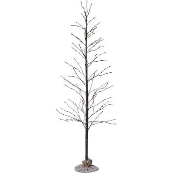 Star trading Dekoračný svietiaci strom TOBBY TREE 196xLED V. 150cm hnedý