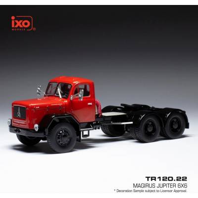 IXO Magirus Jupiter 6x6 červené 1:43