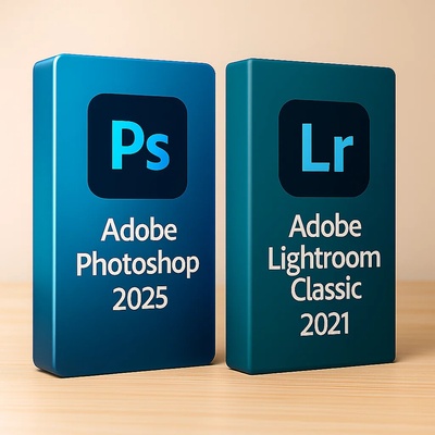 Photoshop 2025 + Lightroom Classic 2021 I Windows