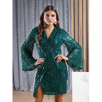 Edoti FREYA мини рокля - зелена Edoti | Zelen | ЖЕНИ | XS