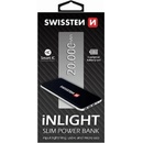 Powerbanky Swissten Black Core Slim Power Bank 20000 mAh
