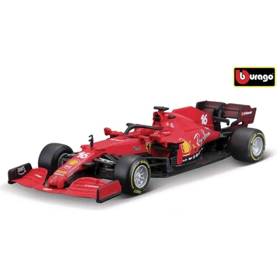 Bburago Ferrari Racing F1 SF21 16 Charles Leclerc s helmou 1:43