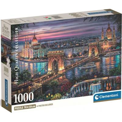 Clementoni - Puzzle Lights of the Danube - 1 000 piese