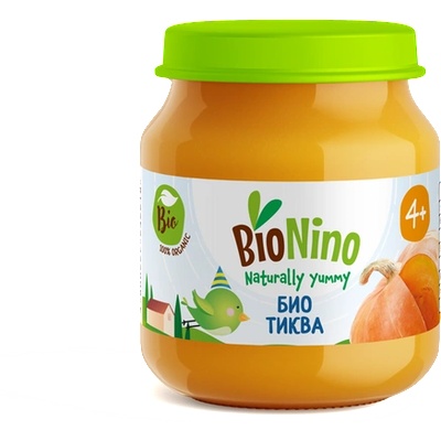 BioNino Био Пюре Тиква, 4+М 120гр (4200)