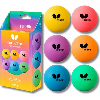 Butterfly Coloured 6 ks
