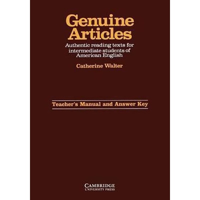 Genuine Articles: Tchr´s Manual and Answ