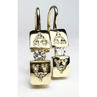 Stuchlík zlaté s diamanty 023522