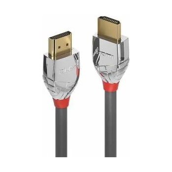 Lindy Cable LINDY 37876 : : Cromo Line, HDMI 2.0, Type A - Type A, M / M, 4K (4096 x 2160), 60 Hz, 18 Gbps, 10 m, 24K tips, Black / Silver, LNY-37876