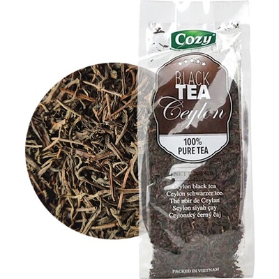 Cozy Černý čaj Ceylon COZY 200 g 100% čistý sypaný čaj 200 g