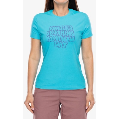 Bavlnené tričko dámske Montura Knots T Shirt turquoise