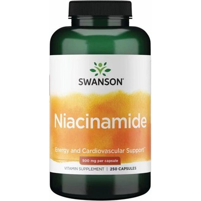 Swanson niacinamide 500 mg 250 kapslí