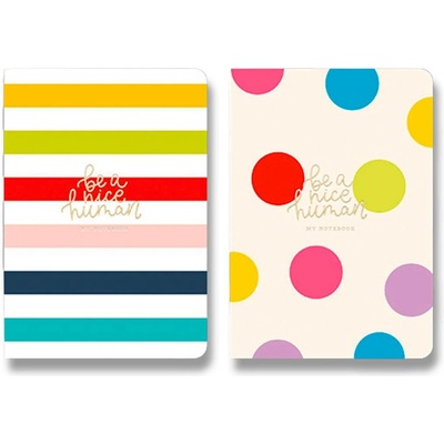 Shkolyaryk Náčrtník Muse Sketch & Note Dots & Stripes A5 čistý 64 listů