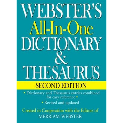 Websters All-In-One Dictionary & Thesaurus, Second Edition