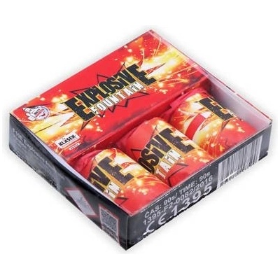 Ohňostrojová fontána Explosive fountain 3 ks